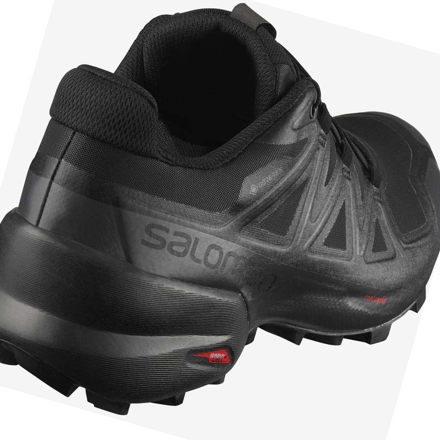 Tenis Para Trail Running Salomon SPEEDCROSS 5 GORE-TEX Hombre Negros | MX 3510BEX